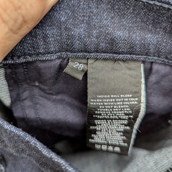Stylish Dark Blue Denim Pants - Picture 2 of 6